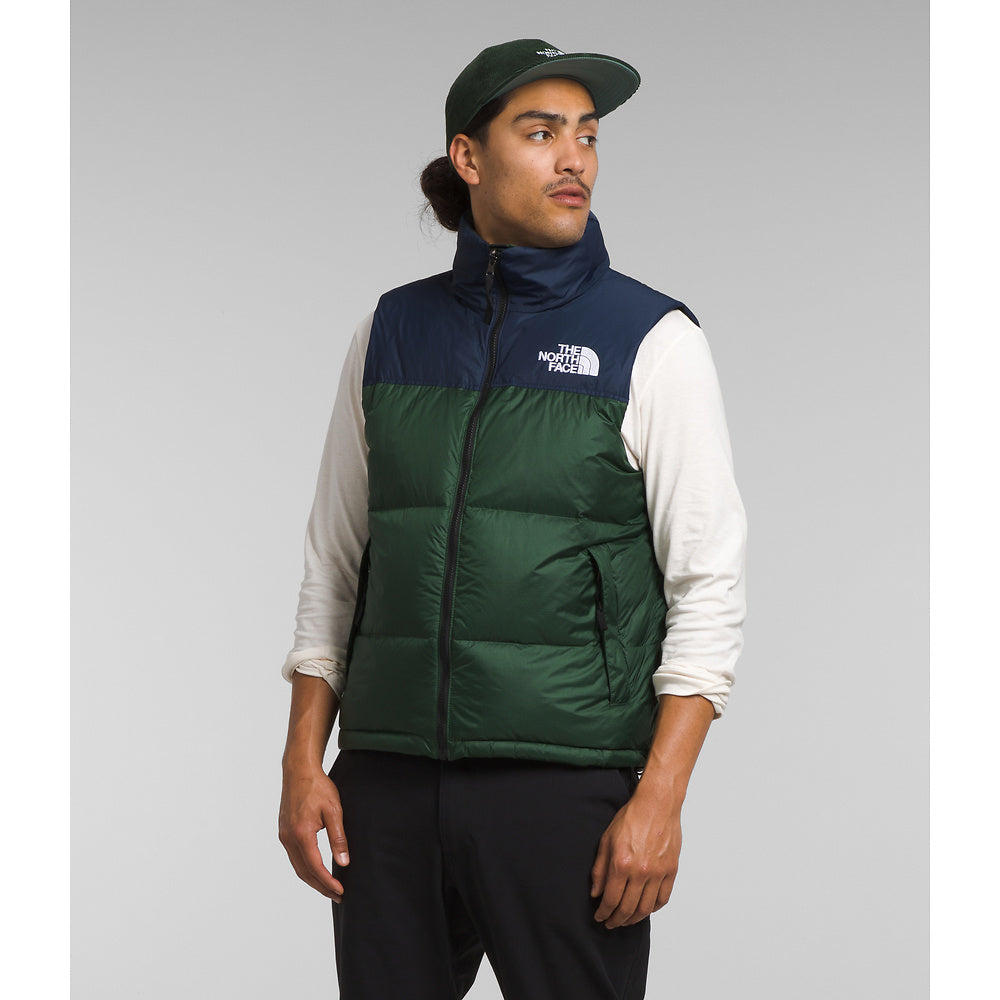 NFA-N5 (The north face 96 retro nuptse vest pine needle/summit navy) 824919130