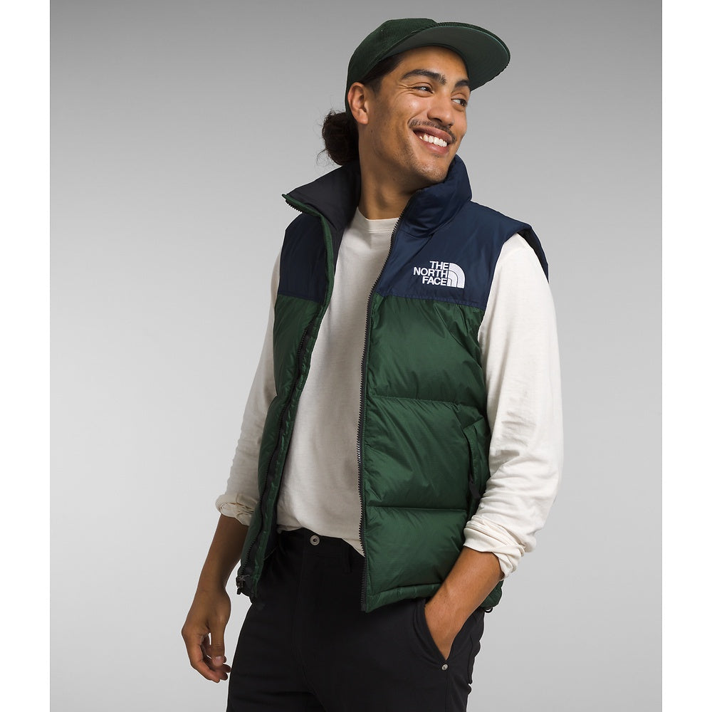 NFA-N5 (The north face 96 retro nuptse vest pine needle/summit navy) 824919130