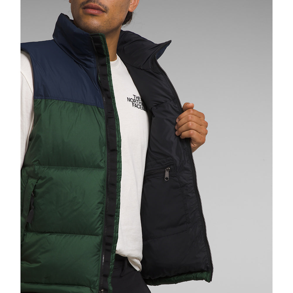 NFA-N5 (The north face 96 retro nuptse vest pine needle/summit navy) 824919130