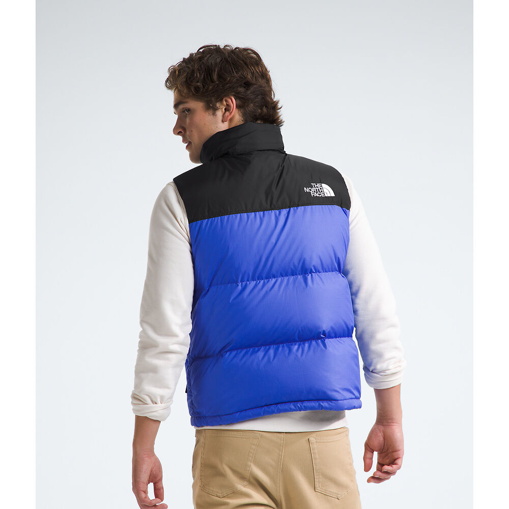 NFA-D4 (The north face men's 1996 retro nuptse vest solar blue) 424919130