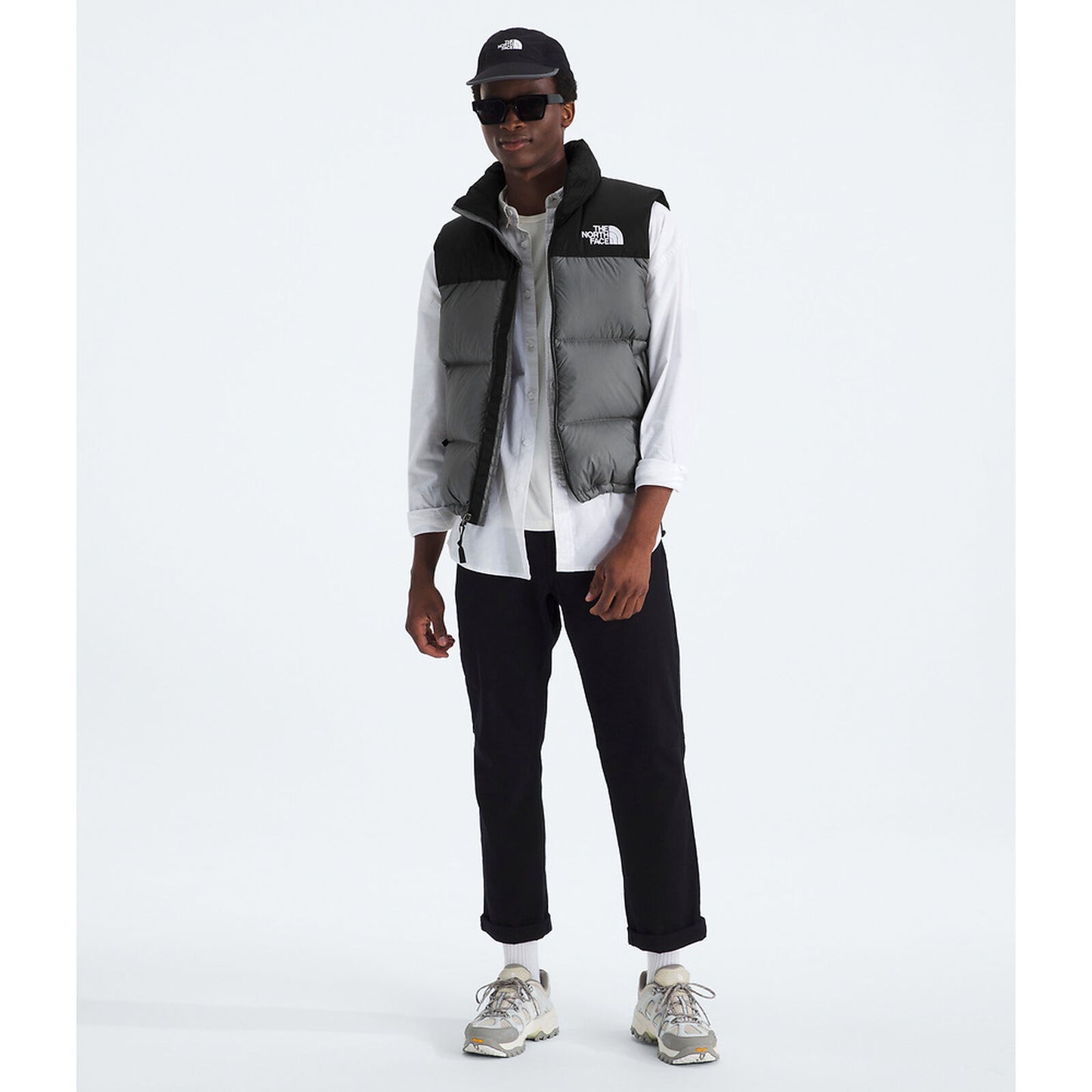 NFA-Q10 (The north face 96 retro nuptse vest smoked pearl) 826919130