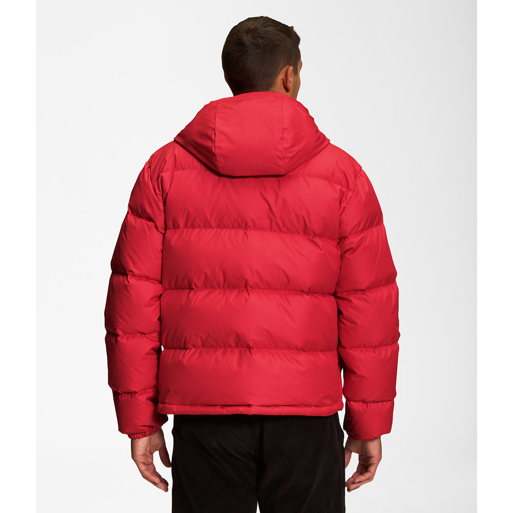 NFA-S1 (The north face 71 sierra down short hooded jacket - red) 523928261 THE NORTH FACE