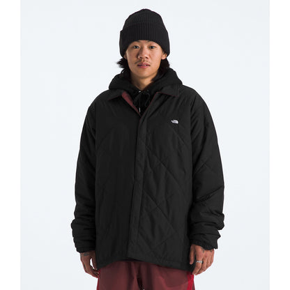 NFA-P10 (The north face afterburner insulated reversible flannel jacket  black/sumac) 826913043