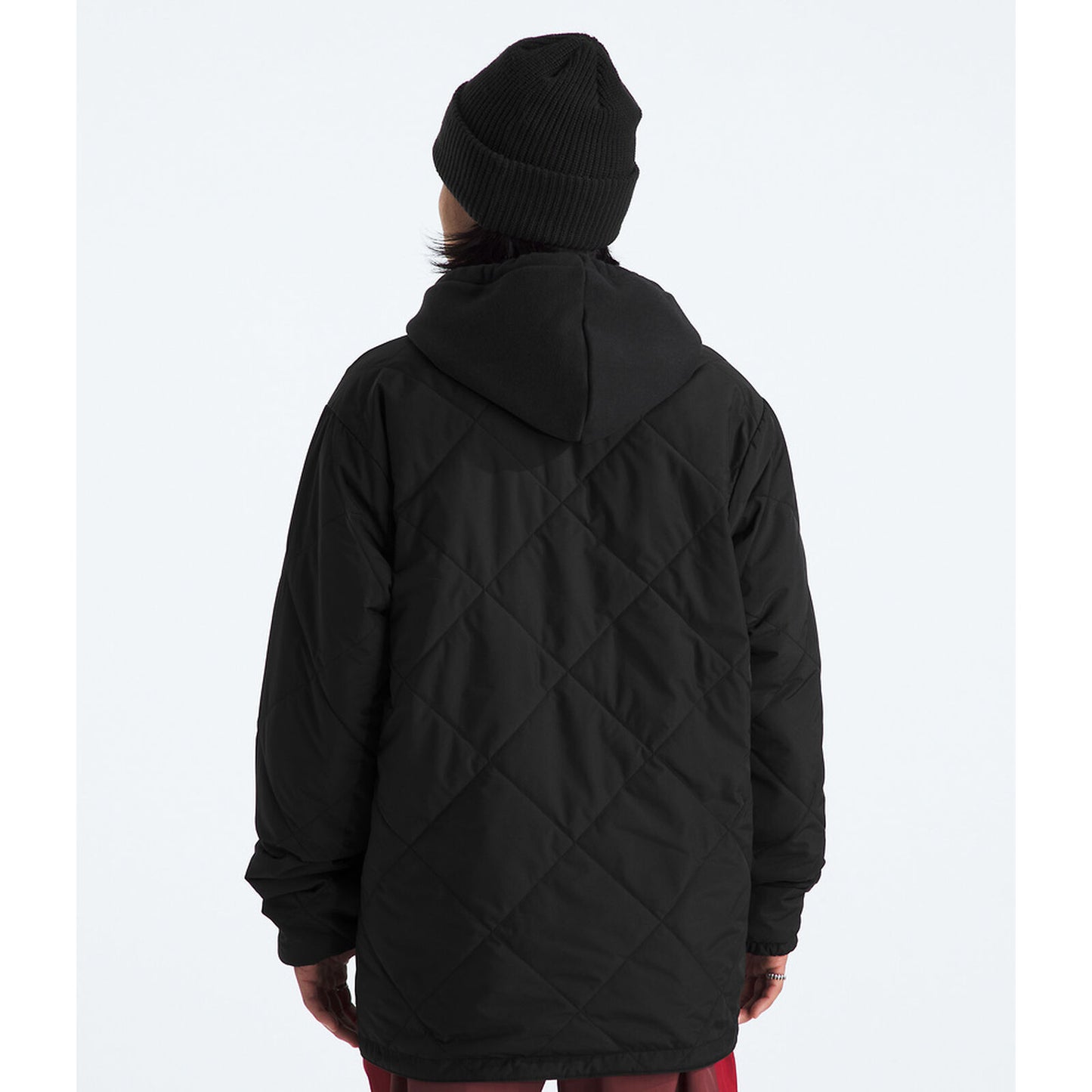 NFA-P10 (The north face afterburner insulated reversible flannel jacket  black/sumac) 826913043