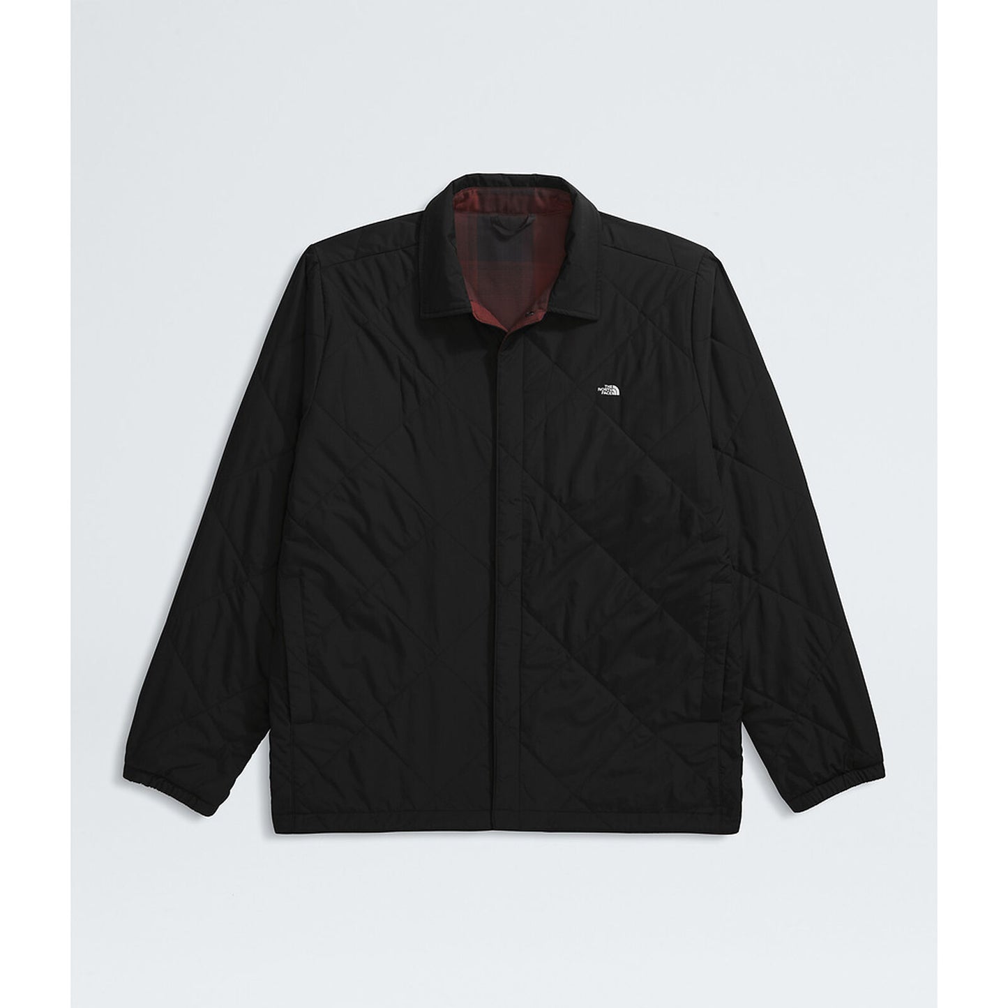 NFA-P10 (The north face afterburner insulated reversible flannel jacket  black/sumac) 826913043