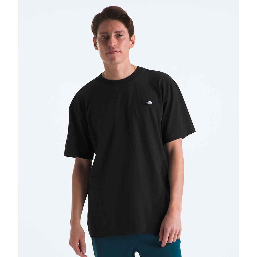 NFA-V5 (The north face mens heavyweight short sleeve relaxed fit t-shirt black) 102494348