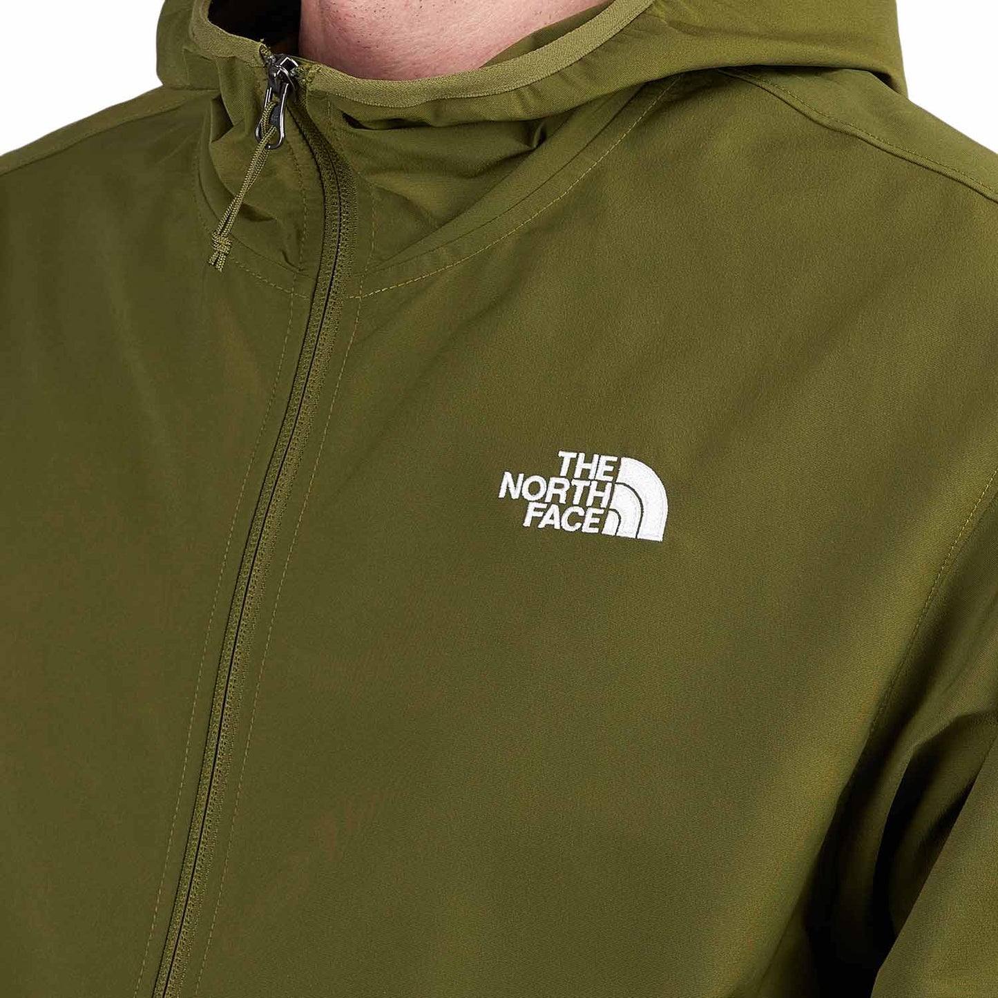 NFA-V8 (The north face mens ez wind full zip jacket forest olive) 1025910870