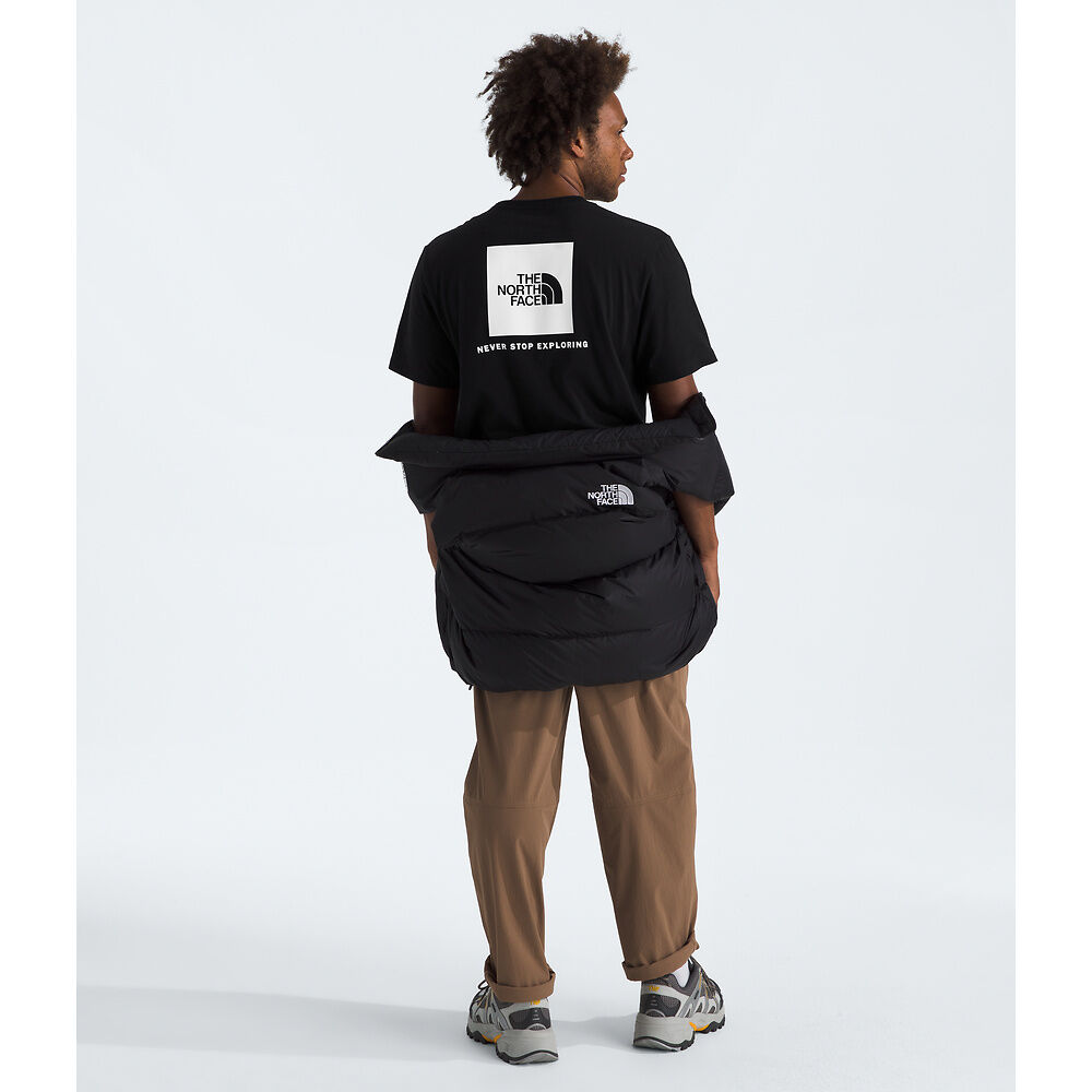 NFA-N8 (The north face men's box never stop exploring short sleeve tee black/white) 92593043