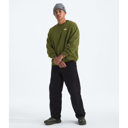 NFA-N9 (The north face evolution simple dome embroidered oversized crew woodland green) 12695217