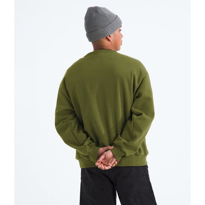 NFA-N9 (The north face evolution simple dome embroidered oversized crew woodland green) 12695217