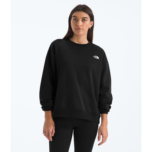 NFA-P9 (The north face evolution simple dome embroidered oversized crew black) 12695217