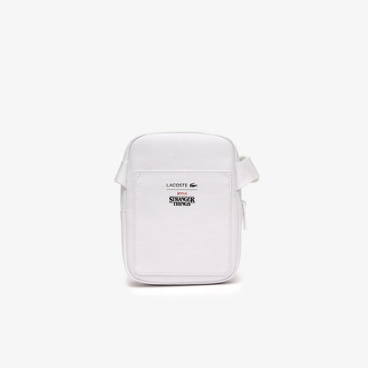 LCE-I (Lacoste x netflix croc print shoulder bag white) 723910000 LACOSTE