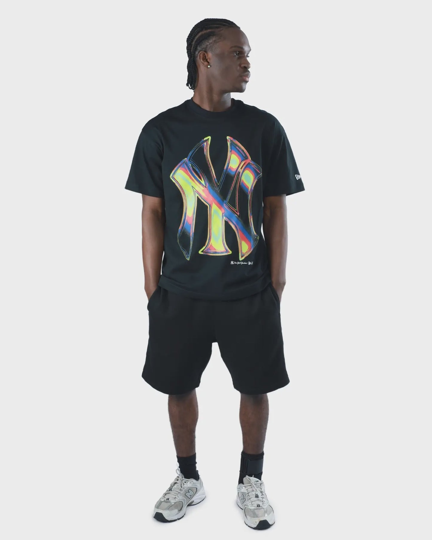 NEA-O14 (New era new york yankees heatmap short sleeve t-shirt black) 62694000