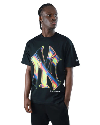 NEA-O14 (New era new york yankees heatmap short sleeve t-shirt black) 62694000
