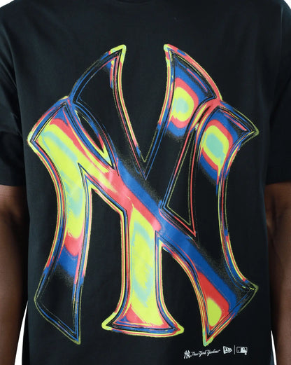 NEA-O14 (New era new york yankees heatmap short sleeve t-shirt black) 62694000