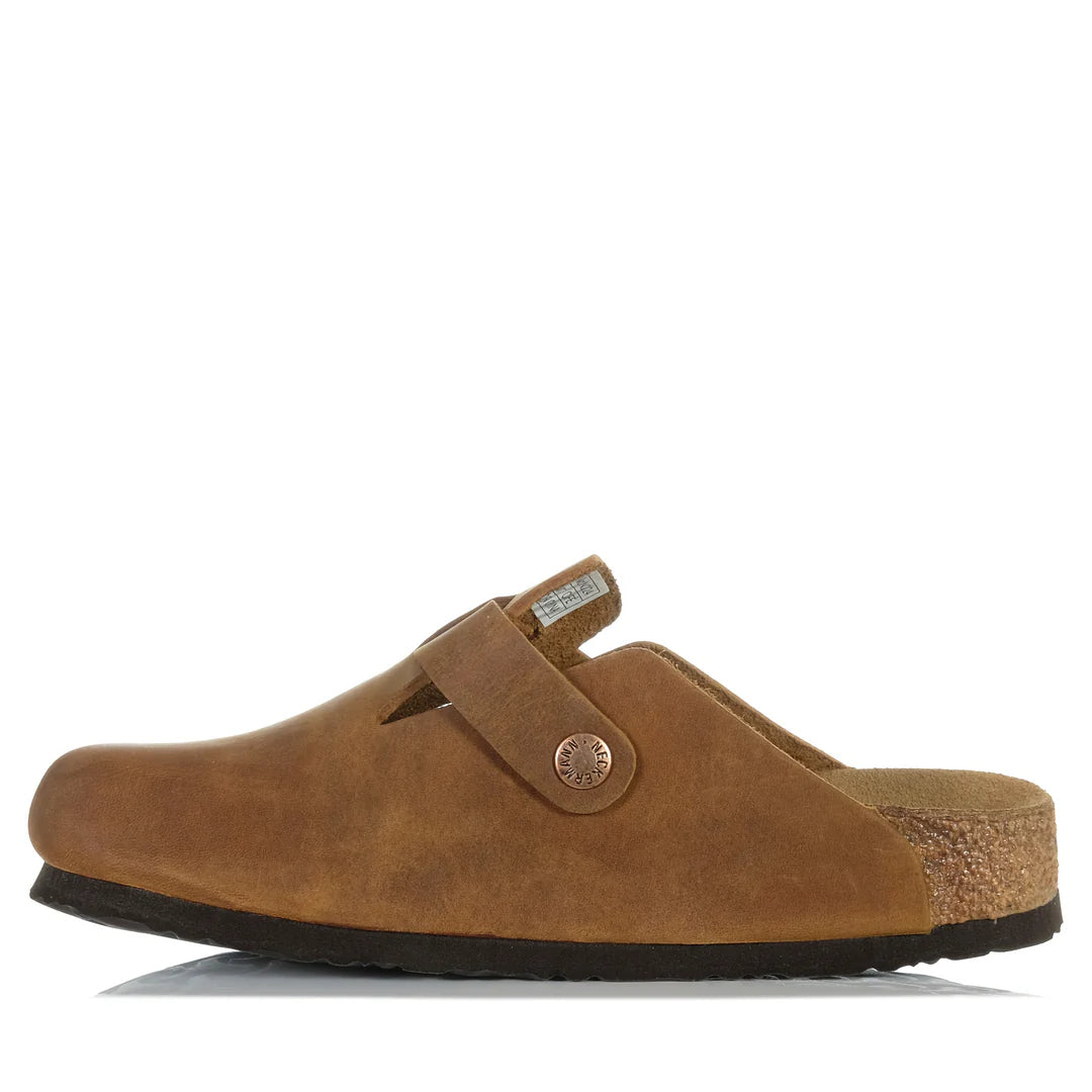 NM-M (Neckermann unisex leather clogs cafe) 92597200