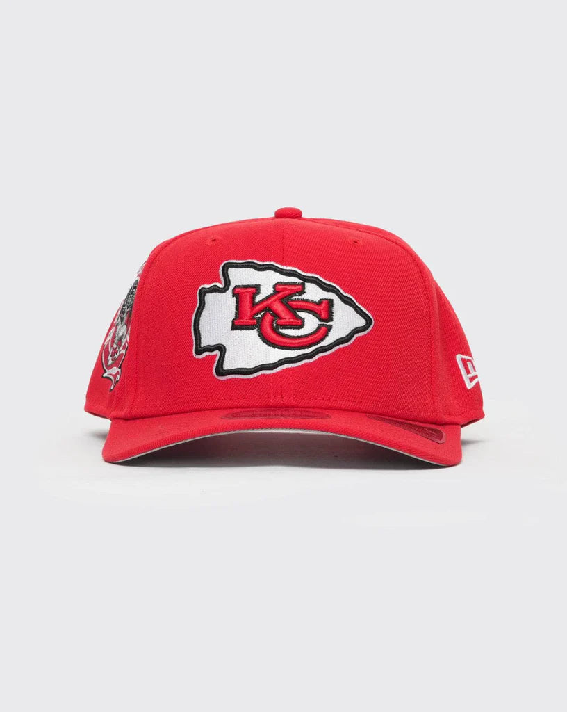 NEC-P69 (New era 970 nfl patch kansas city chiefs snapback red/grey UV osfm) 102592149