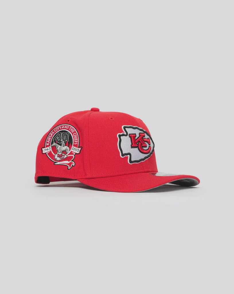 NEC-P69 (New era 970 nfl patch kansas city chiefs snapback red/grey UV ...
