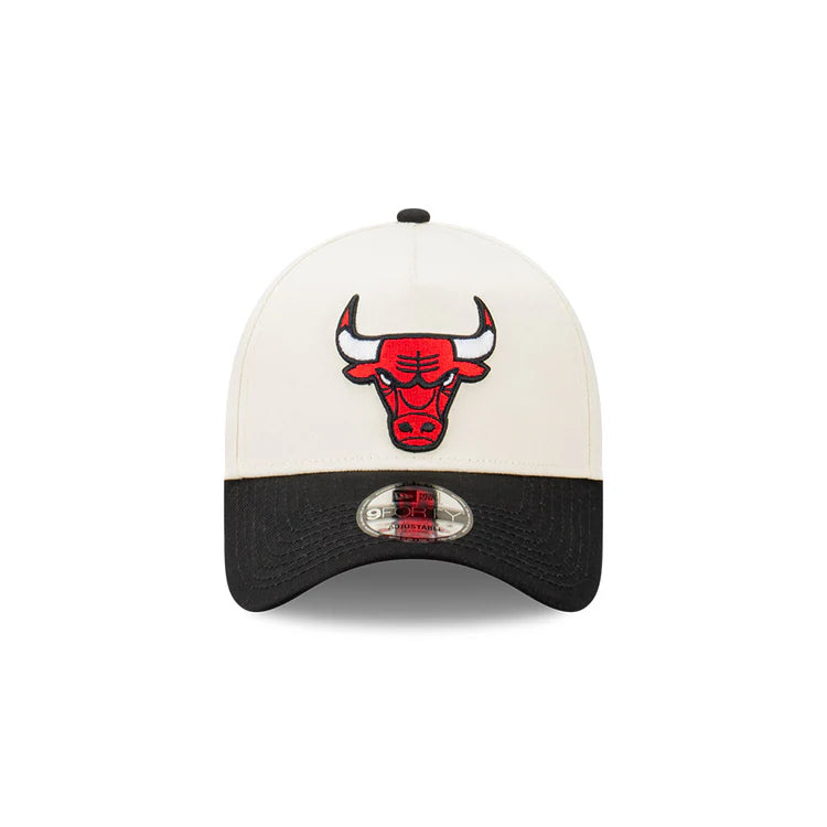 NEC-F57 (New era 940 A frame ivory blaze chicago bulls snapback chrome white/scarlet red osfm) 52492450