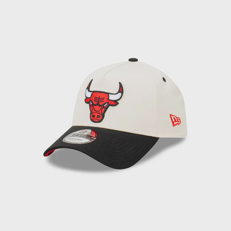 NEC-F57 (New era 940 A frame ivory blaze chicago bulls snapback chrome white/scarlet red osfm) 52492450