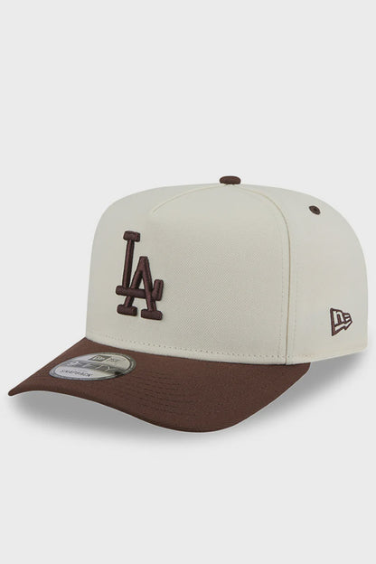 NEC-L72 (New era 950 A frame chocolate 2 tone los angeles dodgers osfm chrome chocolate snapback osfm) 12693290
