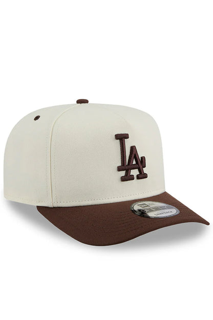 NEC-L72 (New era 950 A frame chocolate 2 tone los angeles dodgers osfm chrome chocolate snapback osfm) 12693290