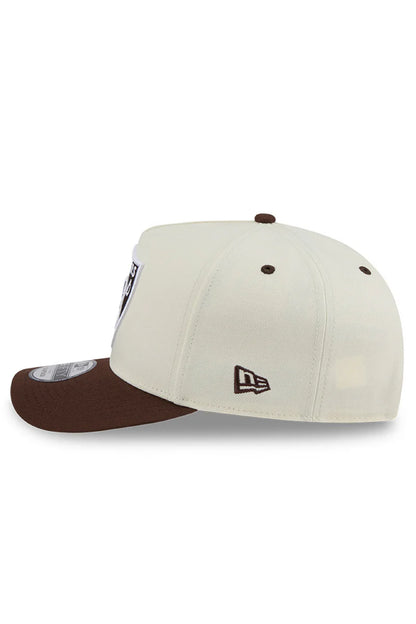 NEC-N72 (New era 950 A frame chocolate 2 tone las vegas raiders osfm chrome chocolate snapback osfm) 12693290