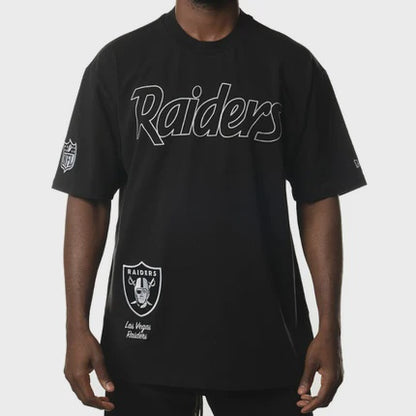 NEA-H10 (New era higher grade oversize tee las vegas raiders black) 82494500