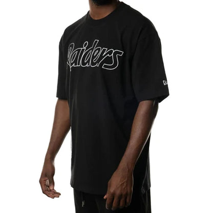 NEA-H10 (New era higher grade oversize tee las vegas raiders black) 82494500