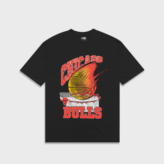 NEA-E9 (New era big time oversize chicago bulls tee team colours) 52493500