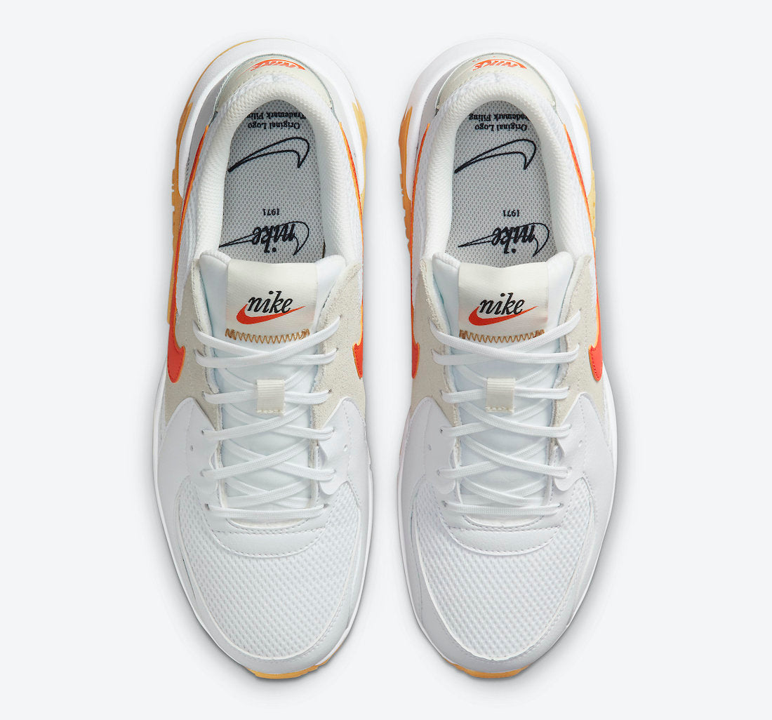 N-K124 (Nike air max excee white/summit orange) 102198184