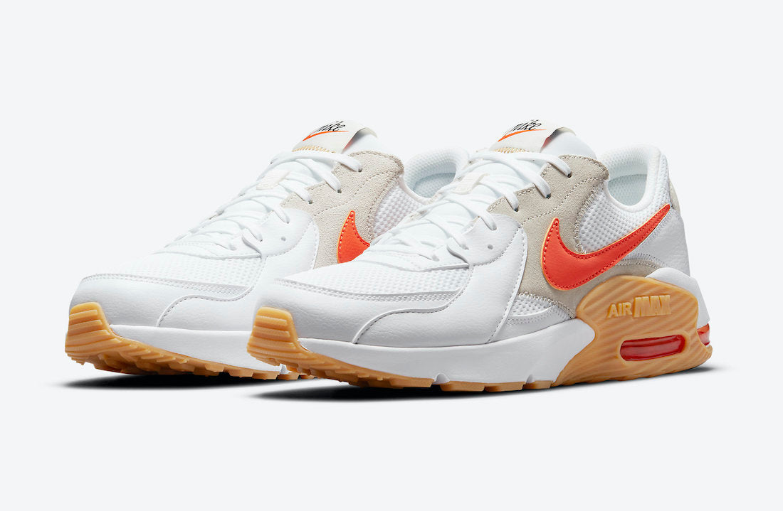 N-K124 (Nike air max excee white/summit orange) 102198184