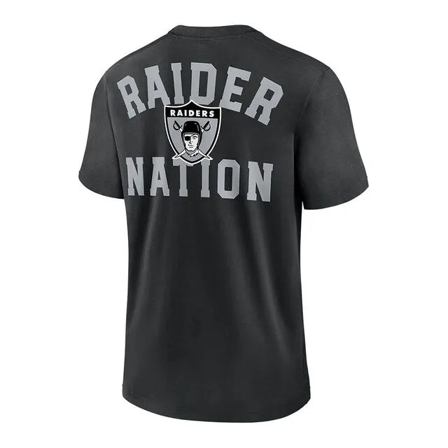 NA-Q43 (Nike short sleeve heavyweight raiders tee black) 112394347