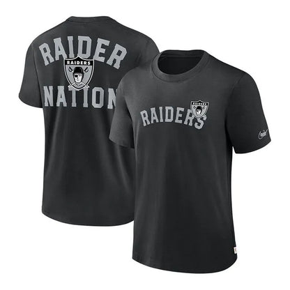 NA-Q43 (Nike short sleeve heavyweight raiders tee black) 112394347