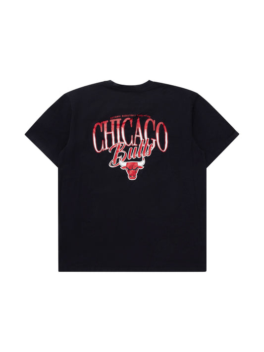 NBAA-X4 (Nba essentials reed short sleeve vintage tee bulls black) 42493043