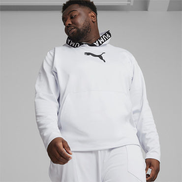 PA-T10 (Puma train power fleece hoodie white/black) 42495000