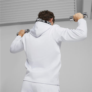 PA-T10 (Puma train power fleece hoodie white/black) 42495000