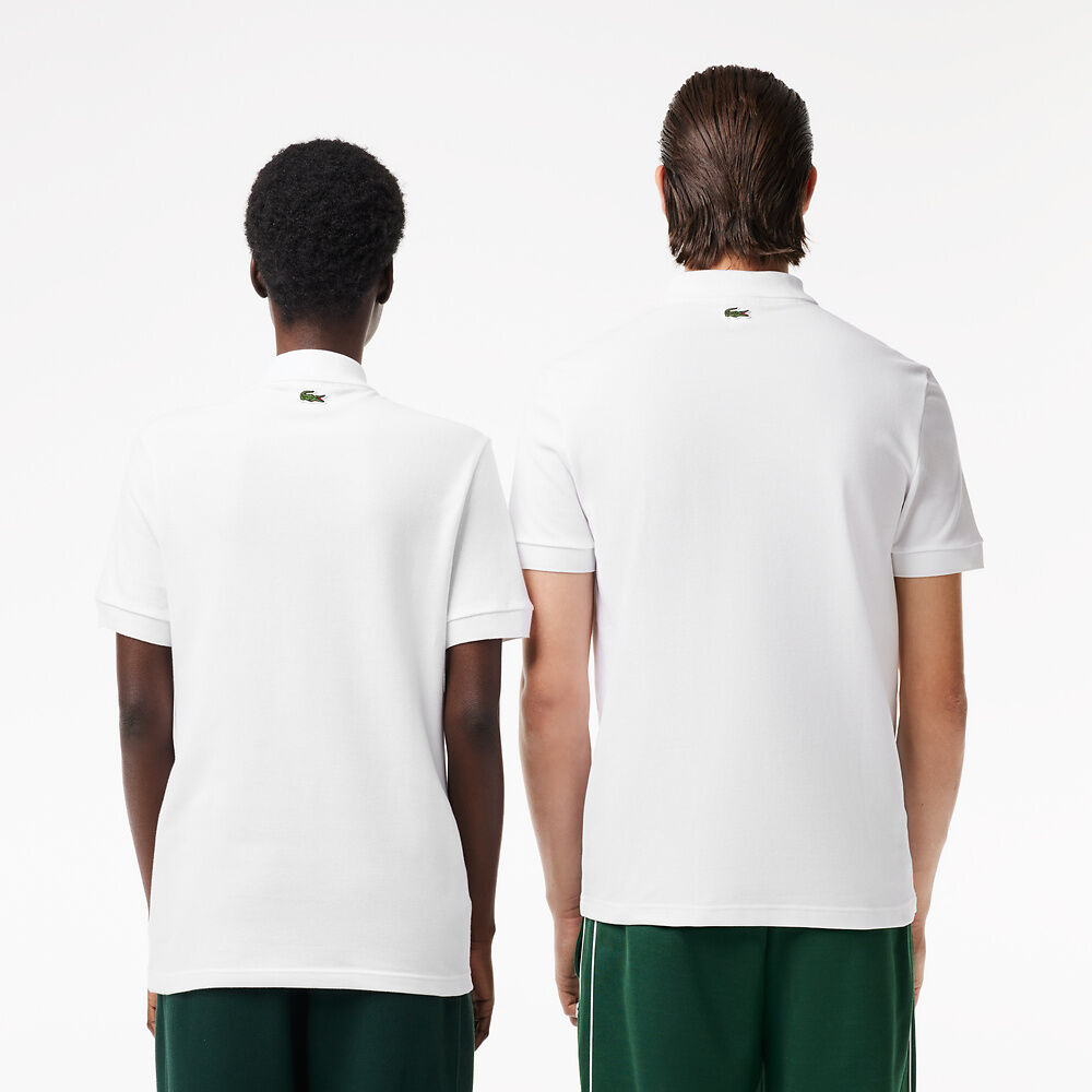 LCA-L20 (Lacoste core graphics regular fit polo white) 112499130