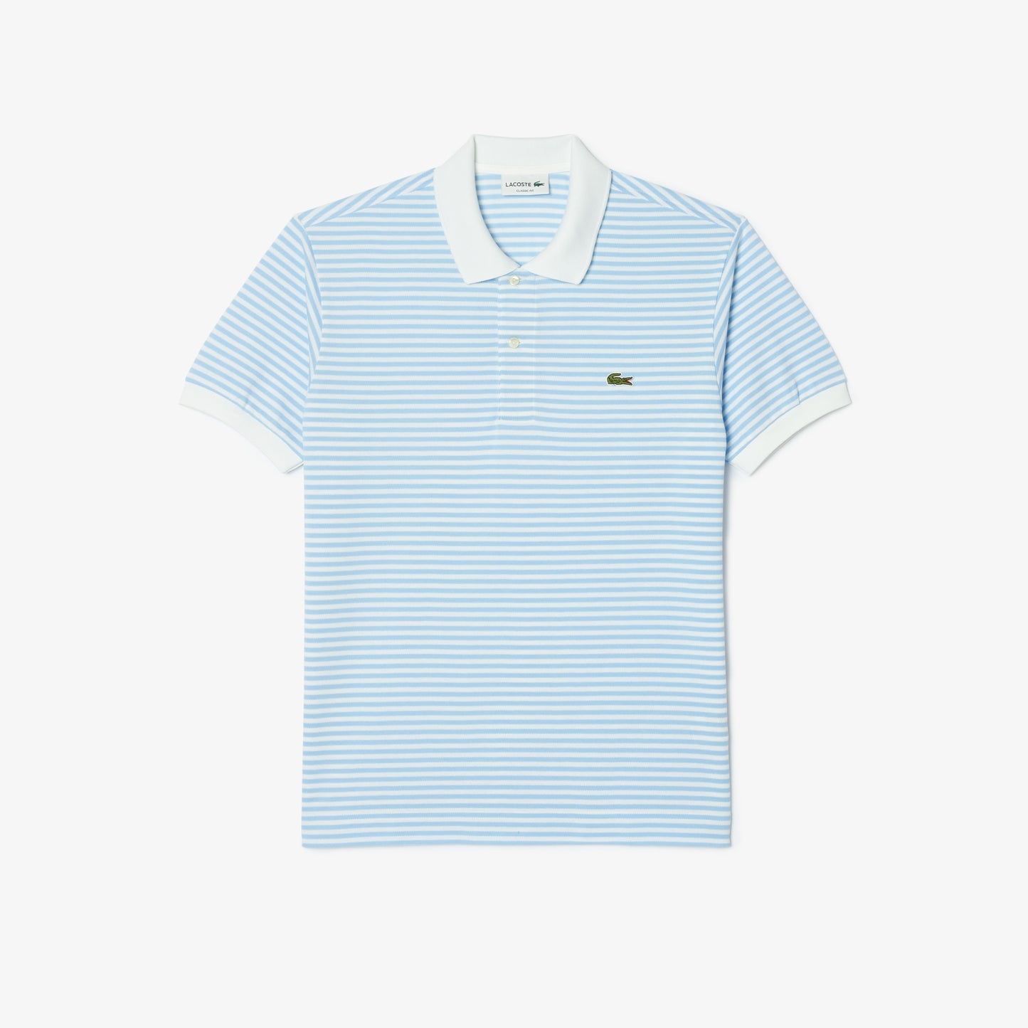 LCA-N19 (Lacoste essential stripe pique polo white) 42499565