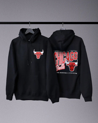 NBAA-B6 (Nba essentials clarkdale mens hoodie chicago bulls solid black) 62595217
