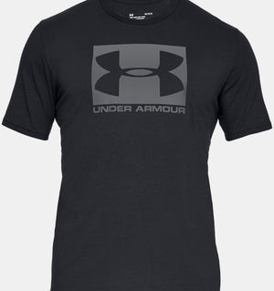 UAA-S11 (Under armour mens boxed sportstyle short sleeve tee black/graphite) 22492174