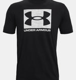 UAA-C12 (Under armour mens ABC camo boxed logo short sleeve tee black) 22492173