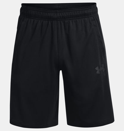 UAA-C11 (Under armour mens baseline 10 inch shorts black/black) 112393043