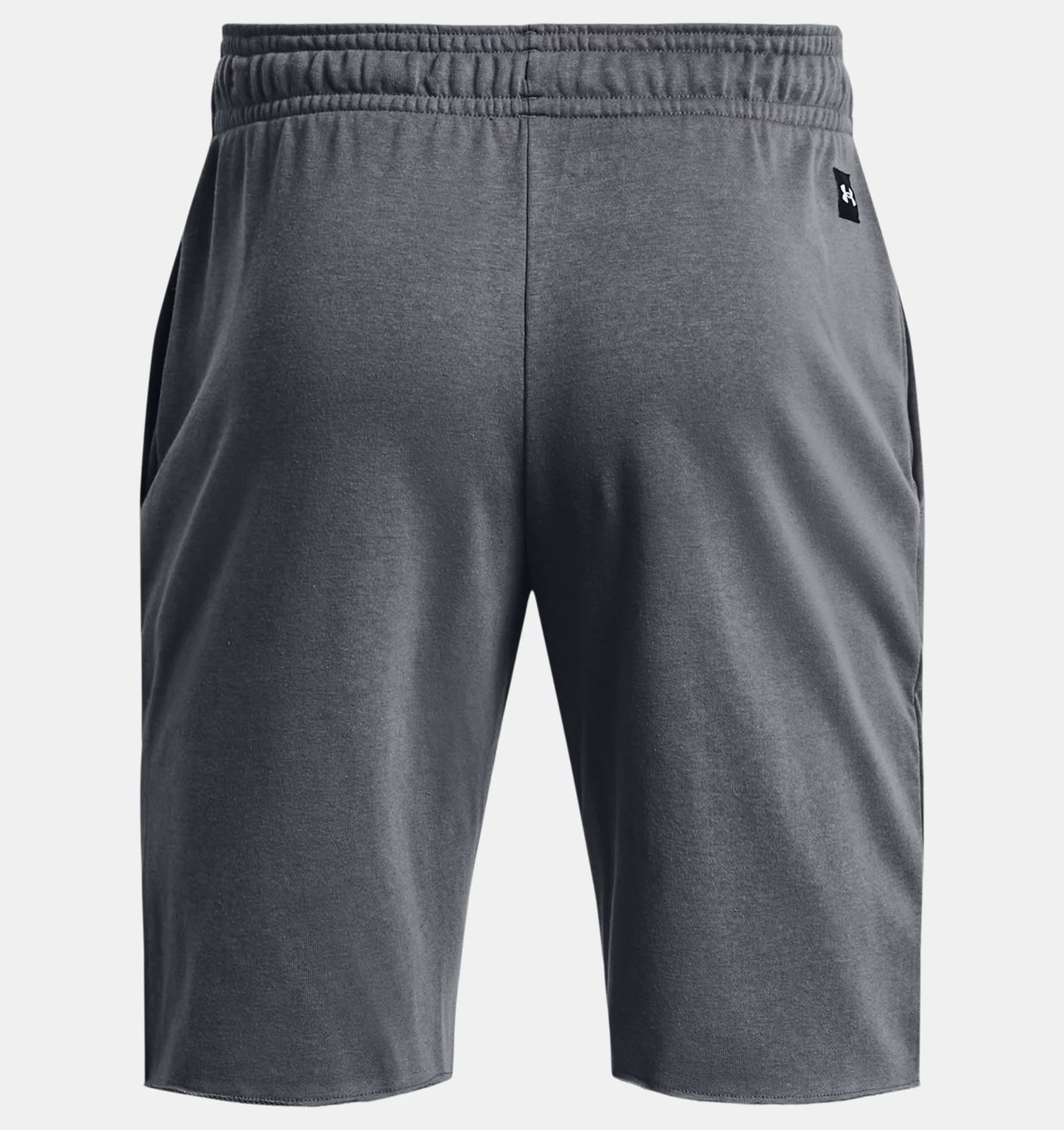 UAA-C9 (Under armour mens project rock terry shorts pitch gray/black) 22393043