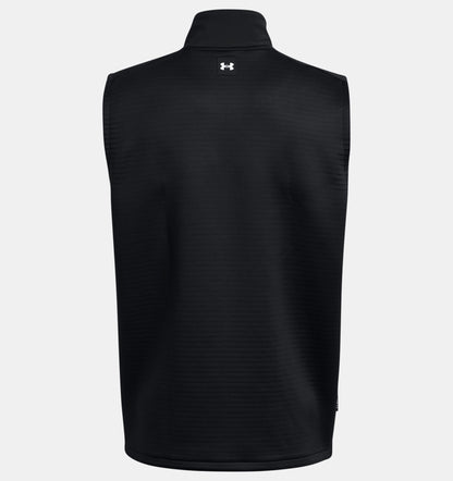 UAA-O12 (Under armour mens storm daytona full-zip vest black/white) 62497391