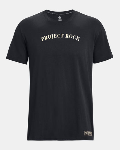 UAA-B10 (Under armour project rock crest heavy weight short sleeve tee black/mesa yellow) 72393043 UNDER ARMOUR