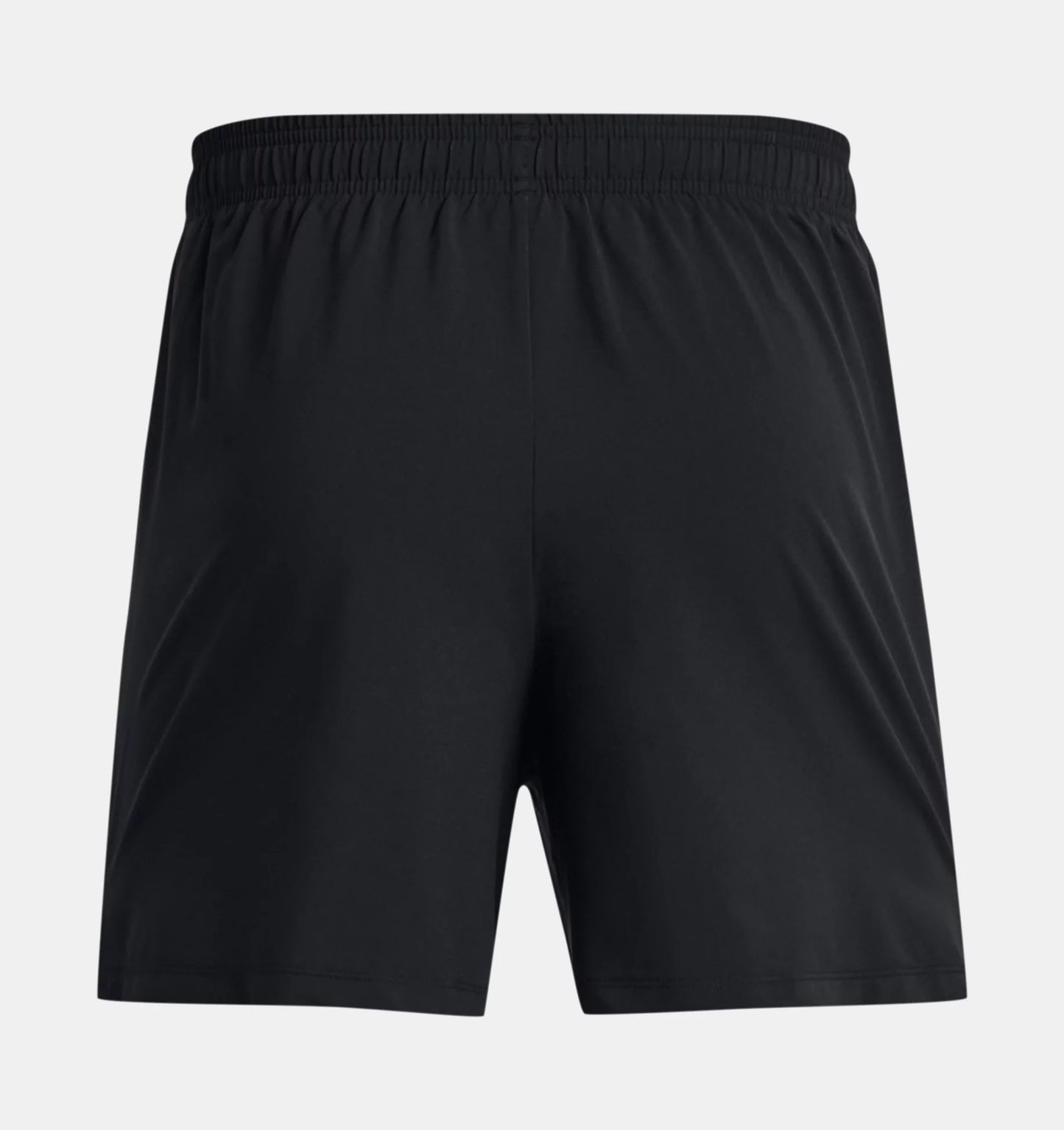 UAA-G11 (Under armour men's project rock leg day 5" woven shorts black/pitch gray) 112393478