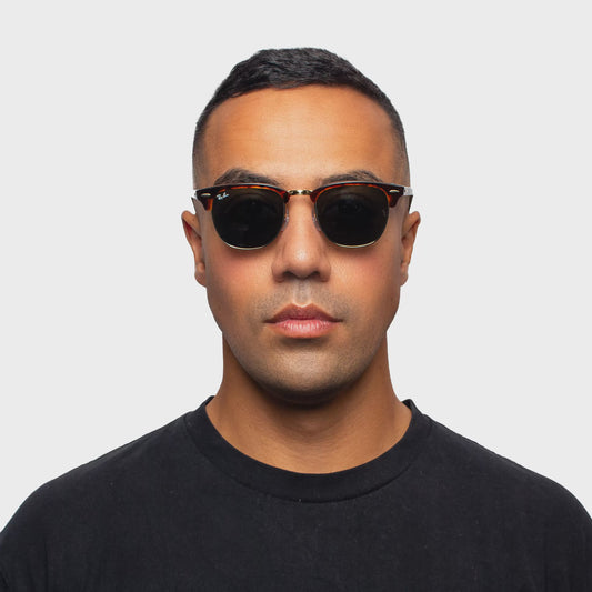 RB-H (Ray-ban clubmaster mock tortoise on arista frame/G-15 green lenses) 925912119