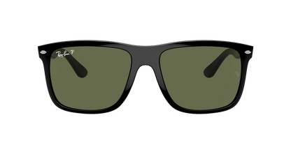 RB-O (Ray-ban boyfriend two black frame/polarized green lenses) 925915019