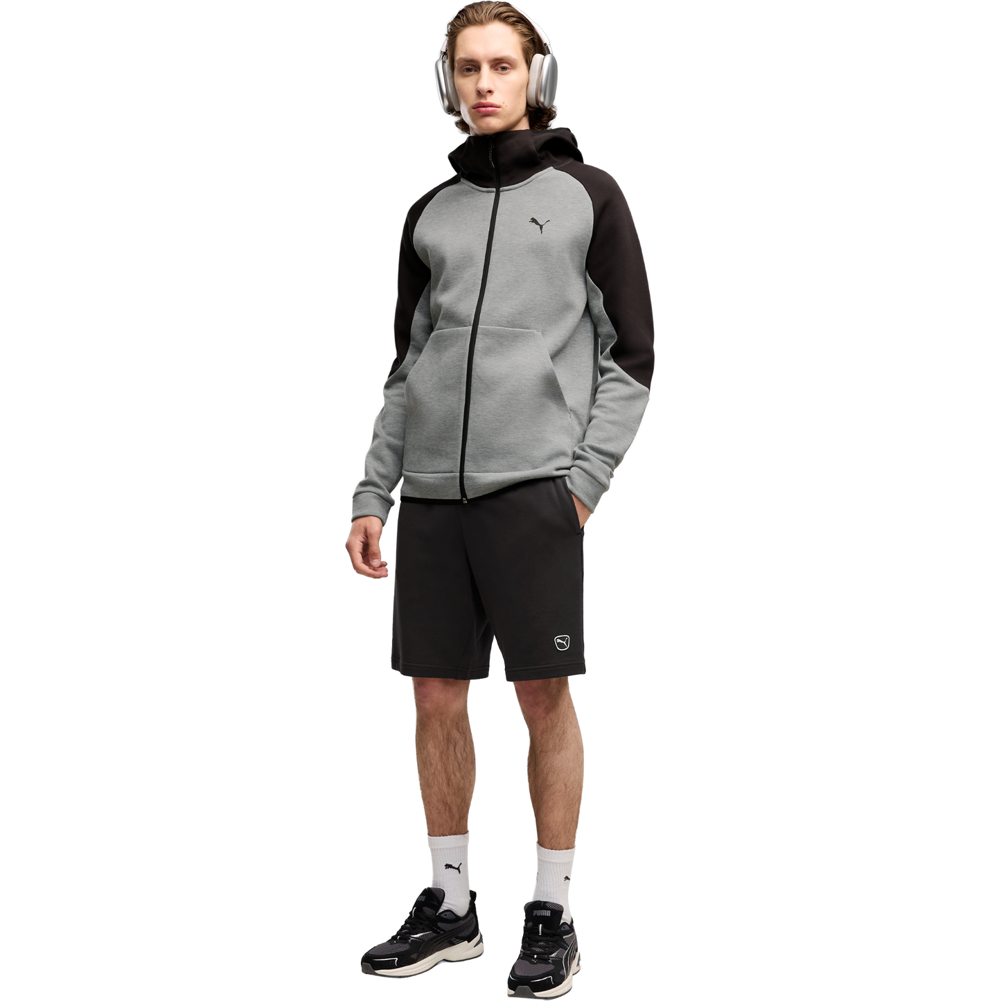 PA-T12 (Puma essentials elevated 9" training shorts black) 82693500